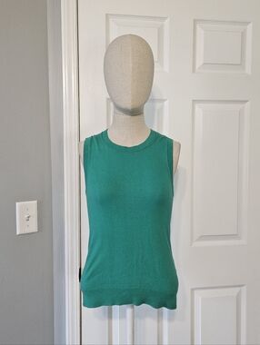 J. Crew Emerald Green Sleeveless Knit Tank